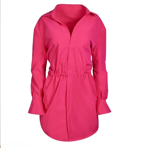 Hilary MacMillan x  Barbie Long Pink Blouse 2XL (NWOT) - Picture 3 of 3